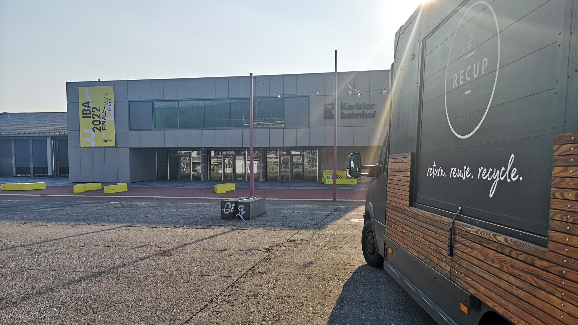 Der KaffeeKaffee Truck am Karlstorbahnhof in Heidelberg